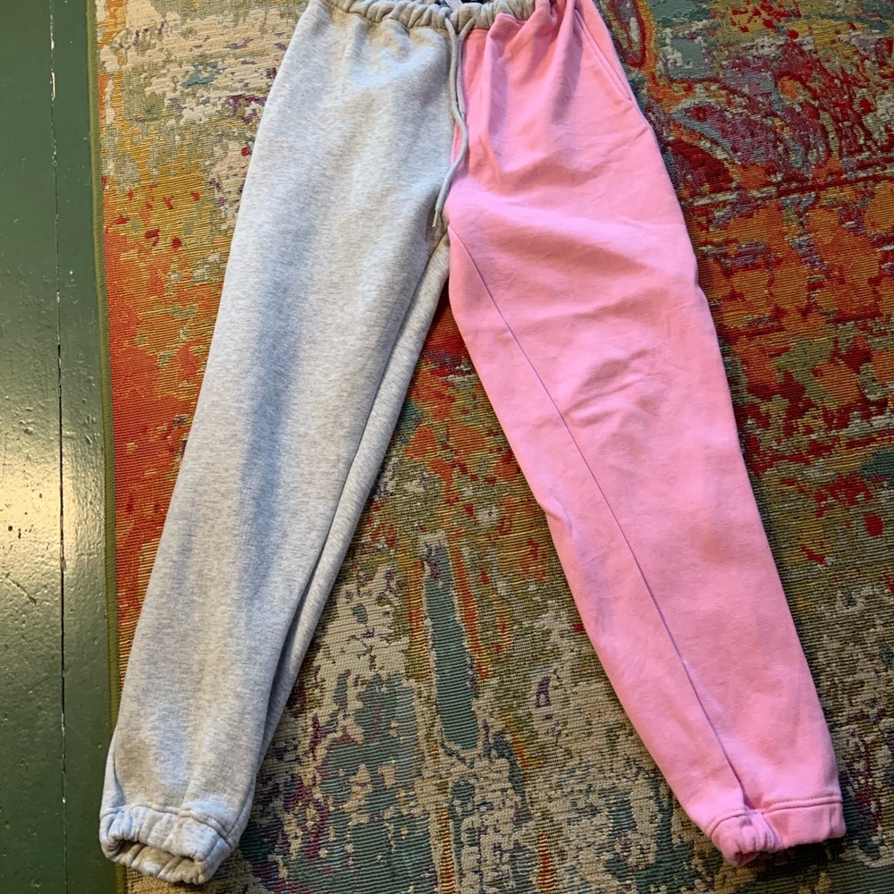 Colourblock track pants